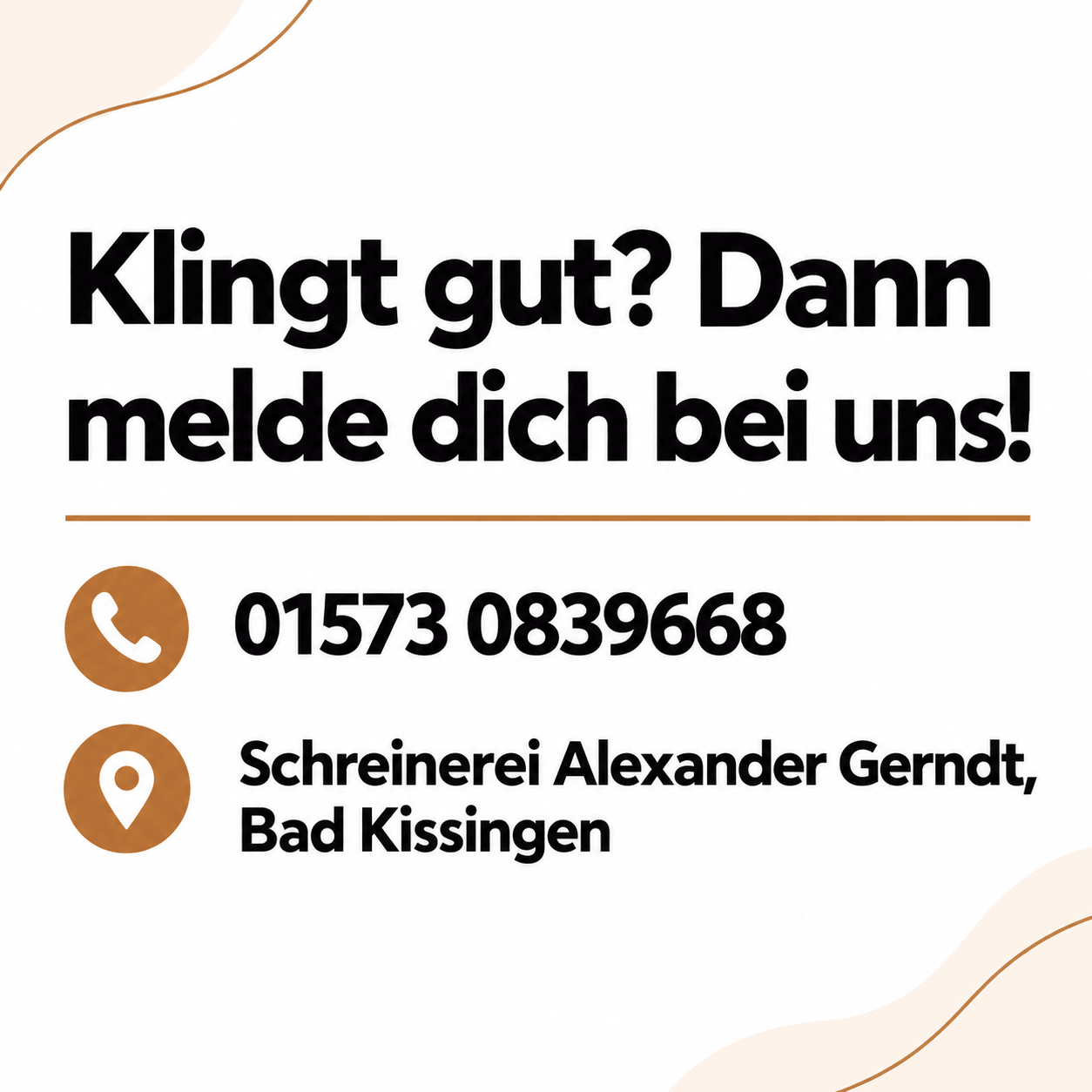 schreinerei gerndt kontaktdaten mobil zur bewerbung